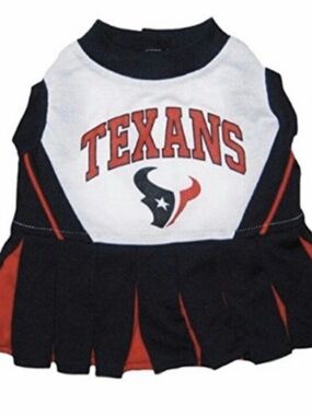 Dog Cheerleader Dress Houston Texans NFL Size Medium